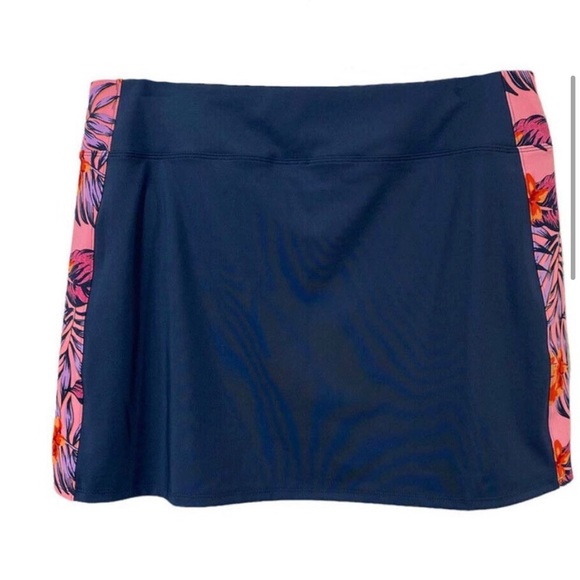 TOMMY BAHAMA Womens GOLF Skirt With Attached Shorts Size XL Navy Blue New - Picture 3 of 9